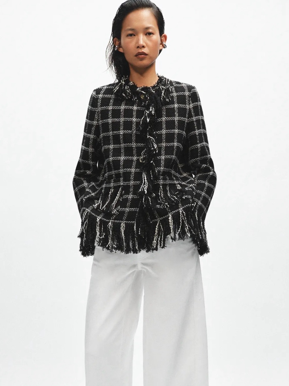 Zara Collection Fringe Jacket